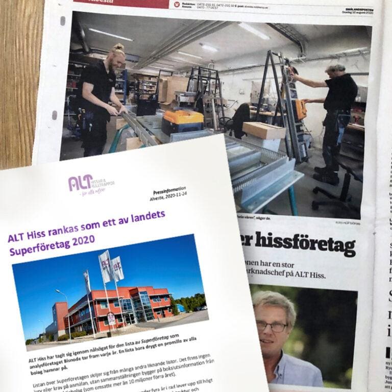 Pressinformation | ALT Hiss