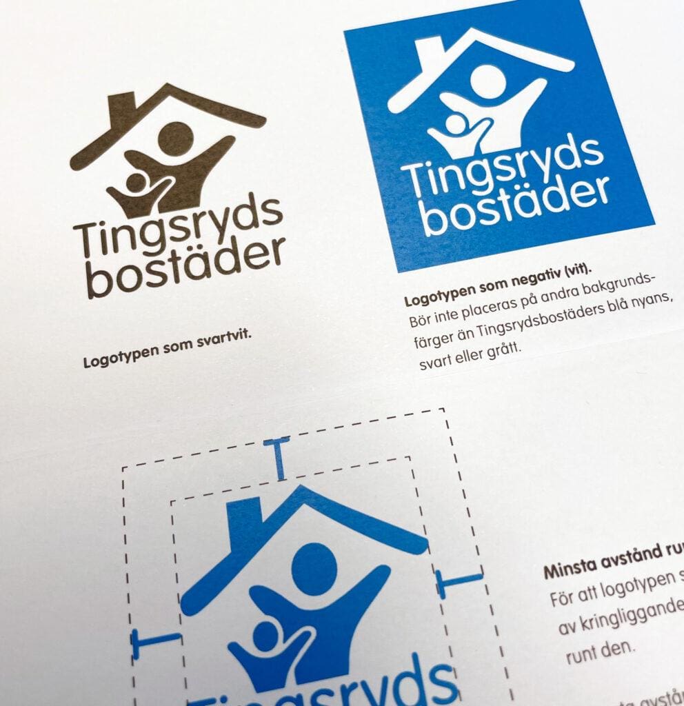 Logotyp & grafisk identitet för Tingsrydsbostäder